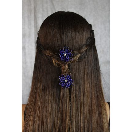 Sparkle Pipe Flowers U Pin