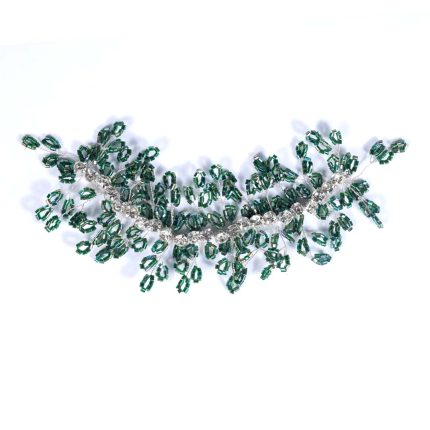 Mulan Crystal Leaf Hair Broch